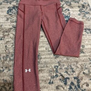 Under Armour Maroon Active Leggings